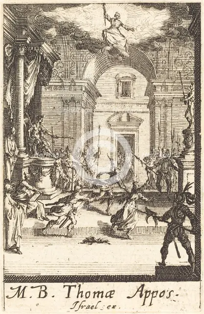 The Martyrdom of Saint Thomas, c. 1634/1635. Creator: Jacques Callot.