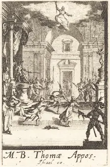 The Martyrdom of Saint Thomas, c. 1634/1635. Creator: Jacques Callot