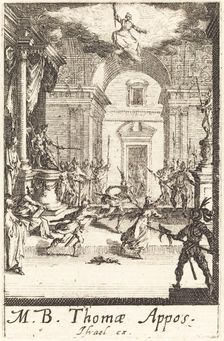 The Martyrdom of Saint Thomas, c. 1634/1635. Creator: Jacques Callot