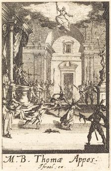 The Martyrdom of Saint Thomas, c. 1634/1635. Creator: Jacques Callot