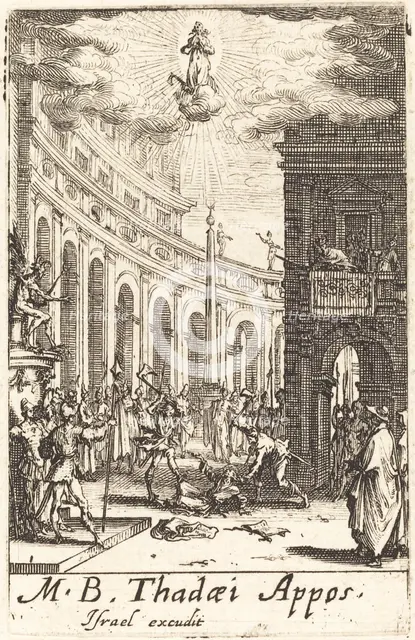 The Martyrdom of Saint Thaddeus, c. 1634/1635. Creator: Jacques Callot.