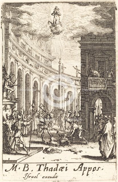 The Martyrdom of Saint Thaddeus, c. 1634/1635. Creator: Jacques Callot.