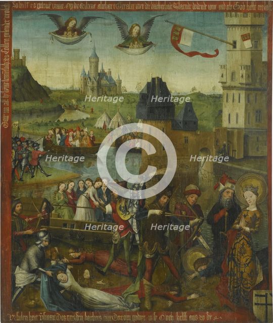 The Martyrdom of Saint Ursula and the Eleven Thousand Virgins of Cologne.