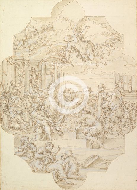 The Martyrdom of Saint Anastasia, 1721. Creator: Michelangelo Cerruti.