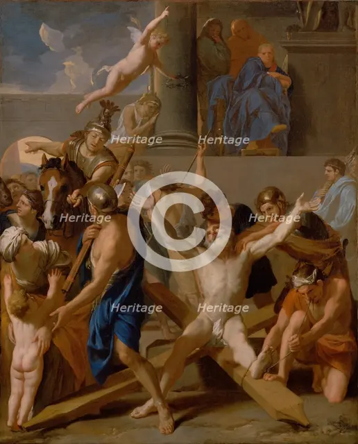 The Martyrdom of Saint Andrew, 1646-1647. Creator: Charles le Brun.
