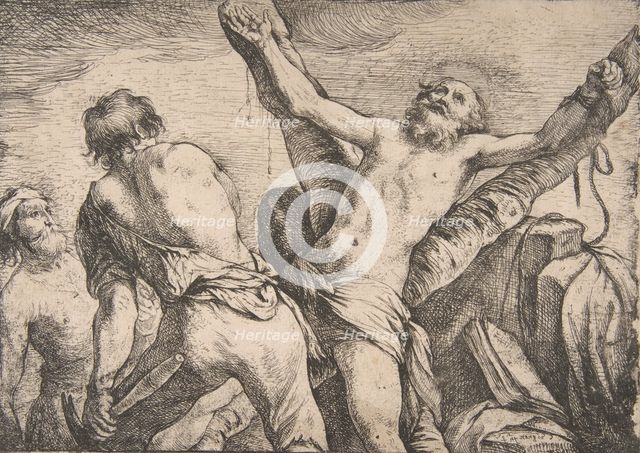 The Martyrdom of Saint Andrew, 1623. Creator: Claude Vignon.