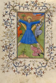 The Martyrdom of Saint Andrew; Book of Hours, about 1410. Creator: Unknown