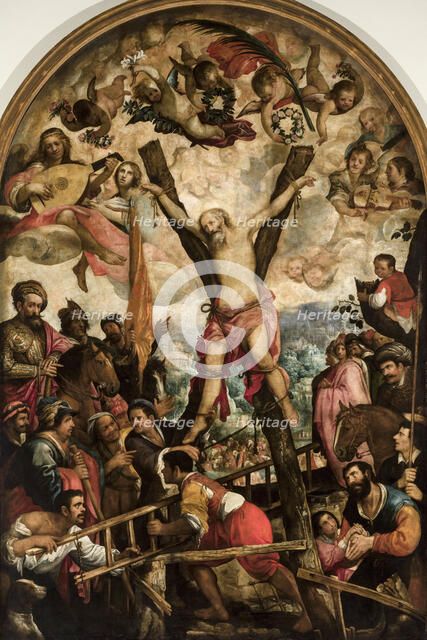 The Martyrdom of Saint Andrew, c. 1610. Creator: Roelas (Ruela), Juan de (c. 1570-1625).