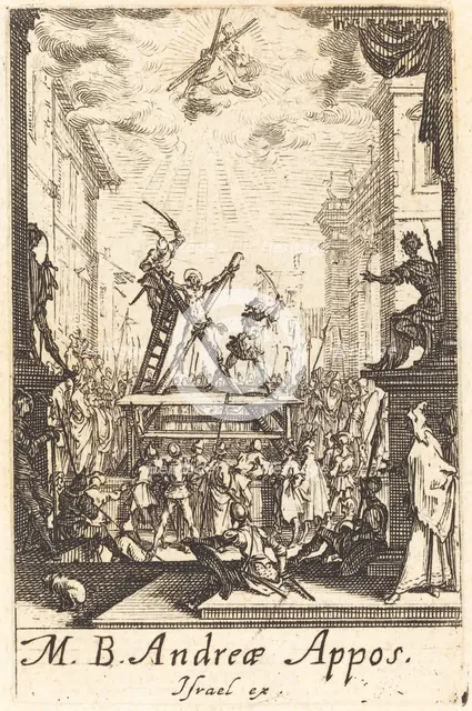 The Martyrdom of Saint Andrew, c. 1634/1635. Creator: Jacques Callot.