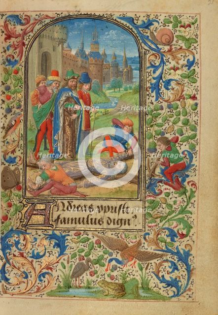 The Martyrdom of Saint Andrew; Prayer Book of Charles the Bold, 1469. Creator: Lieven van Lathem.