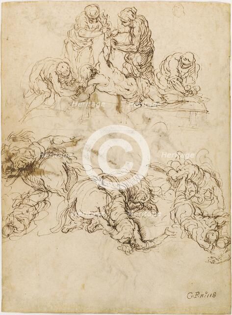 The Martyrdom of Saint Bartholomew; The Conversion of Saint Paul, 1590/1595. Creator: Jacopo Palma.