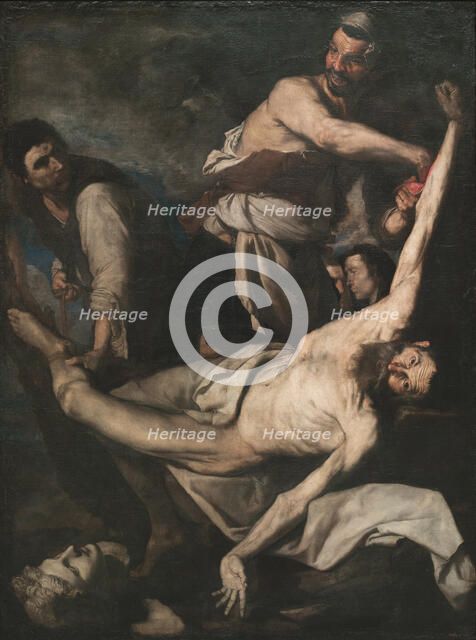 The Martyrdom of Saint Bartholomew. Artist: Ribera, José, de (1591-1652)