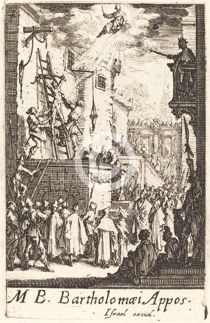 The Martyrdom of Saint Bartholomew, c. 1634/1635. Creator: Jacques Callot.