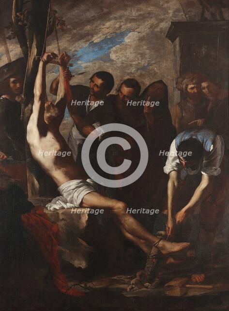 The Martyrdom of Saint Bartholomew, c1635. Creator: Cavallino, Bernardo (1616-1656).