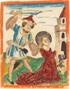 The Martyrdom of Saint Barbara, c. 1480/1490. Creator: Unknown