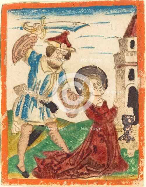 The Martyrdom of Saint Barbara, c. 1480/1490. Creator: Unknown.