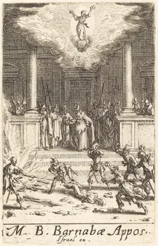 The Martyrdom of Saint Barnabas, c. 1634/1635. Creator: Jacques Callot