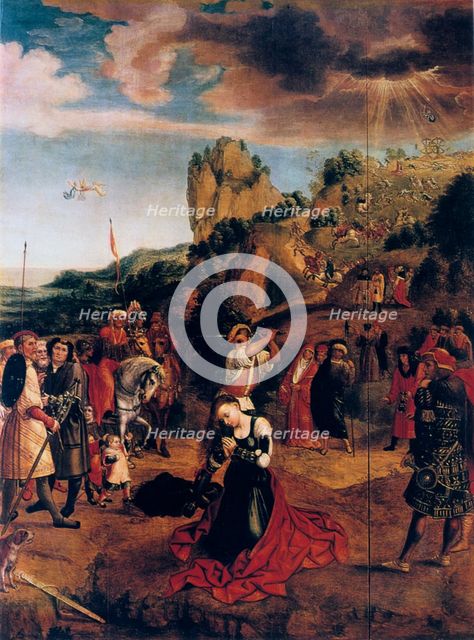 'The Martyrdom of Saint Catherine', 16th century.  Artist: Bernaert van Orley