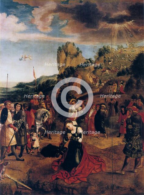 'The Martyrdom of Saint Catherine', 16th century.  Artist: Bernaert van Orley