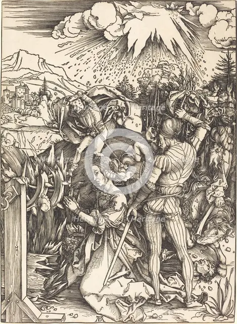 The Martyrdom of Saint Catherine, c. 1497/1499. Creator: Albrecht Durer.