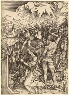 The Martyrdom of Saint Catherine, c. 1497/1499. Creator: Albrecht Durer