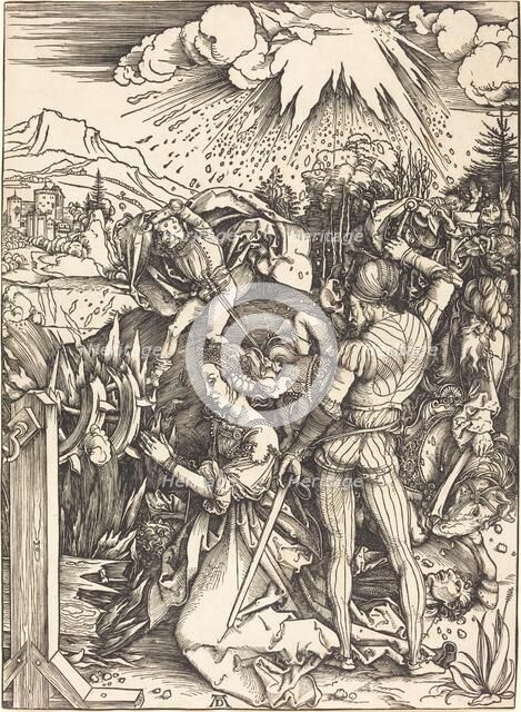 The Martyrdom of Saint Catherine, c. 1497/1499. Creator: Albrecht Durer.