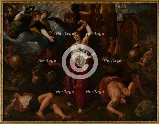 The Martyrdom of Saint Catherine, c1617. Creator: Castelló, Vicent (1585-1636).