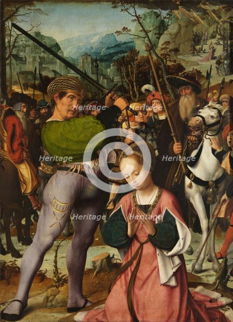 The Martyrdom of Saint Catherine of Alexandria, 1500-1510. Creator: Jan Provoost.