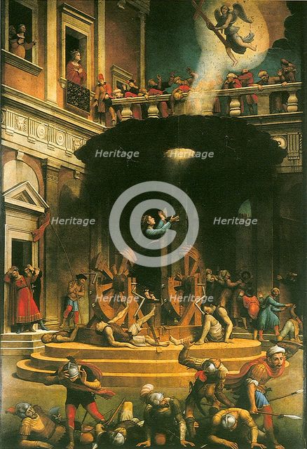 The Martyrdom of Saint Catherine of Alexandria, 1530-1540. Artist: Bugiardini, Giuliano (1475-1554)