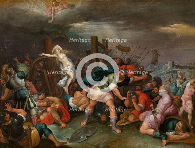 The Martyrdom of Saint Catherine of Alexandria, Between 1615 and 1620. Creator: Hieronymus Francken II.