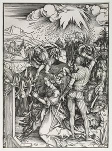 The Martyrdom of Saint Catherine of Alexandria, c. 1497. Creator: Albrecht Dürer (German, 1471-1528)