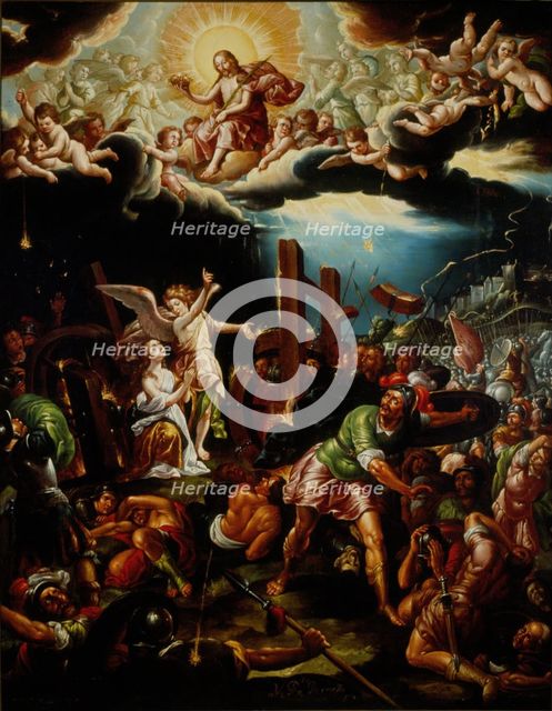 The Martyrdom of Saint Catherine of Alexandria, Mid of the 18th cen.. Artist: Rioja, Hipólito de (active Mid of 18th cen.)