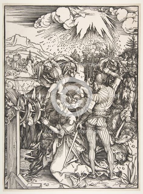 The Martyrdom of Saint Catherine of Alexandria.n.d. Creator: Albrecht Durer.