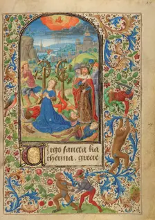 The Martyrdom of Saint Catherine; Prayer Book of Charles the Bold, 1469. Creator: Lieven van Lathem