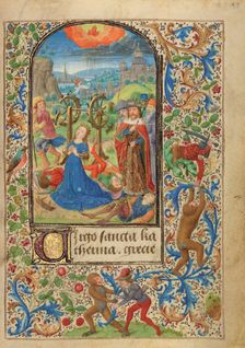 The Martyrdom of Saint Catherine; Prayer Book of Charles the Bold, 1469. Creator: Lieven van Lathem