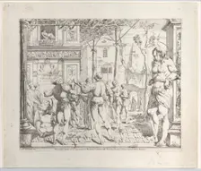 The Martyrdom of Saint Christopher, "Secondo Quadro", 1776. Creator: Giovanni David