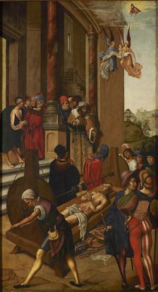 The Martyrdom of Saint Erasmus, 1500. Creator: Anonymous