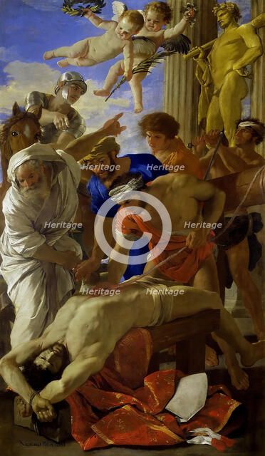 The Martyrdom of Saint Erasmus, 1628-1629 . Creator: Poussin, Nicolas (1594-1665).