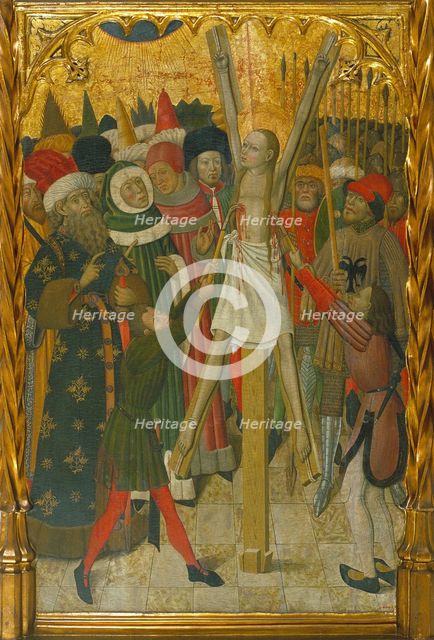 The Martyrdom of Saint Eulalia, ca 1442-1445. Artist: Martorell, Bernat, the Elder (1390-1452)
