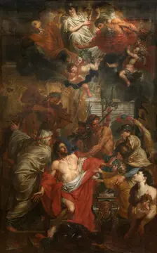 The Martyrdom of Saint George, 1681. Creator: Godfried Maes