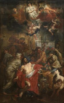The Martyrdom of Saint George, 1681. Creator: Godfried Maes