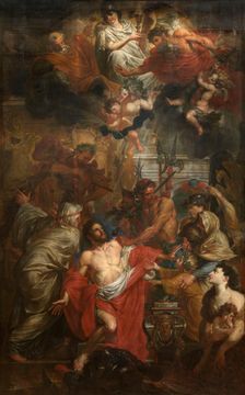 The Martyrdom of Saint George, 1681. Creator: Godfried Maes