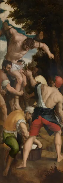 The Martyrdom of Saint George, ca. 1575. Creator: Coxcie (Coxie), Michiel (1499-1592)