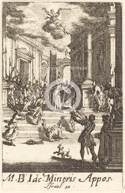 The Martyrdom of Saint James Minor, c. 1634/1635. Creator: Jacques Callot.