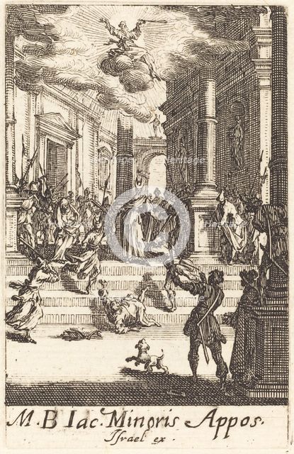 The Martyrdom of Saint James Minor, c. 1634/1635. Creator: Jacques Callot.