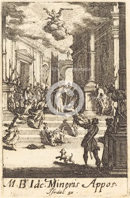 The Martyrdom of Saint James Minor, c. 1634/1635. Creator: Jacques Callot.