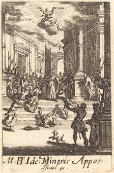 The Martyrdom of Saint James Minor, c. 1634/1635. Creator: Jacques Callot