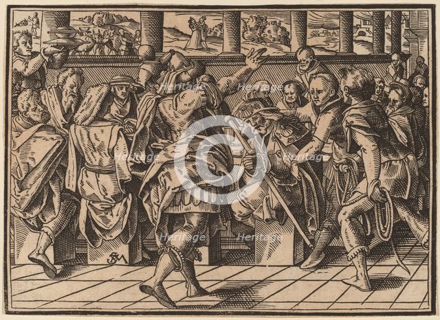 The Martyrdom of Saint James (?), published 1630. Creator: Christoph Maurer.