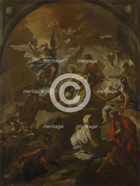 The Martyrdom of Saint Januarius, ca 1690. Creator: Giordano, Luca (1632-1705).