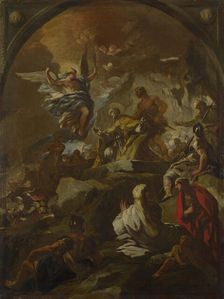 The Martyrdom of Saint Januarius, ca 1690. Creator: Giordano, Luca (1632-1705)